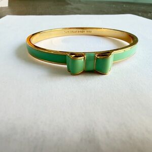 Kate Spade seafoam green bangle bracelet